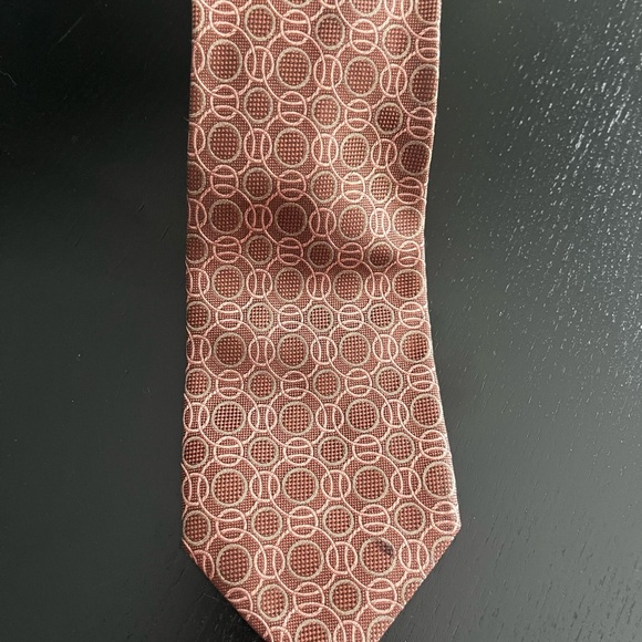 Gucci Tie, Brown, Geometric Shape - Picture 9 of 10